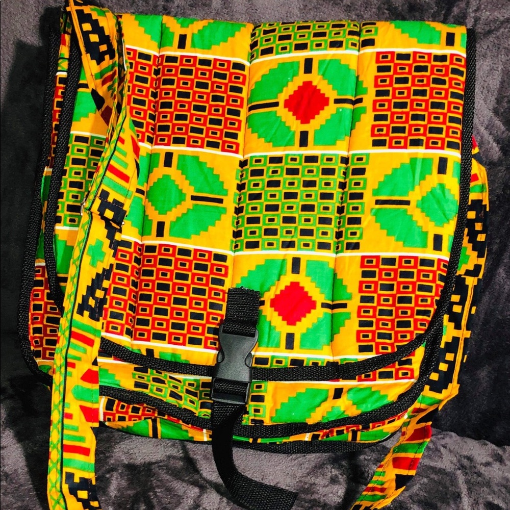 African fabric cross bag